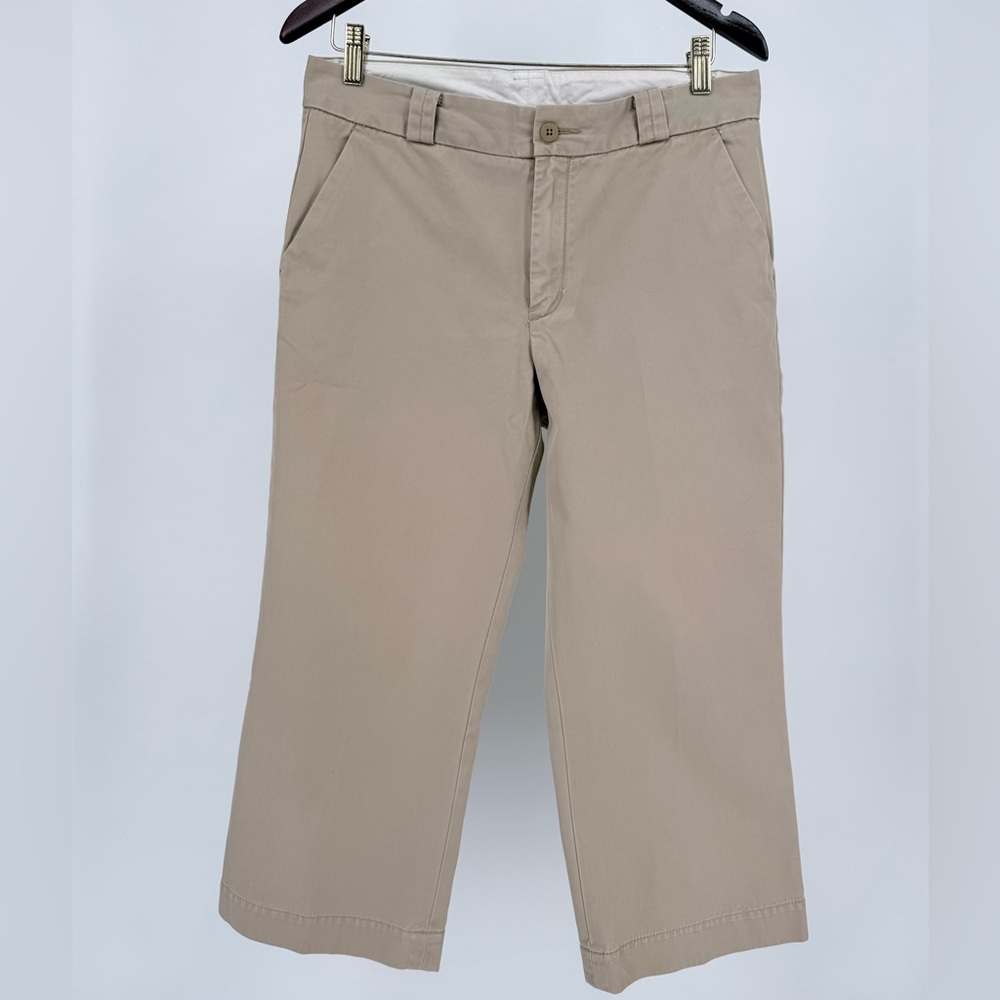 Vintage GAP Women’s Size 10 Beige Khaki Capri Pants Y2K Cotton Cropped Mid Rise